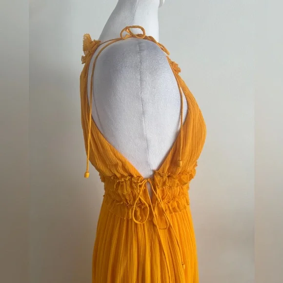 Zimmermann Mae Ruffled Tiered Silk Crepon Midi Dress - Picture 7 of 12